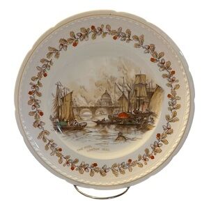 Swinnertons Quaint Decorative ‘Majestic Vellum’ Staffordshire Dinner Plate